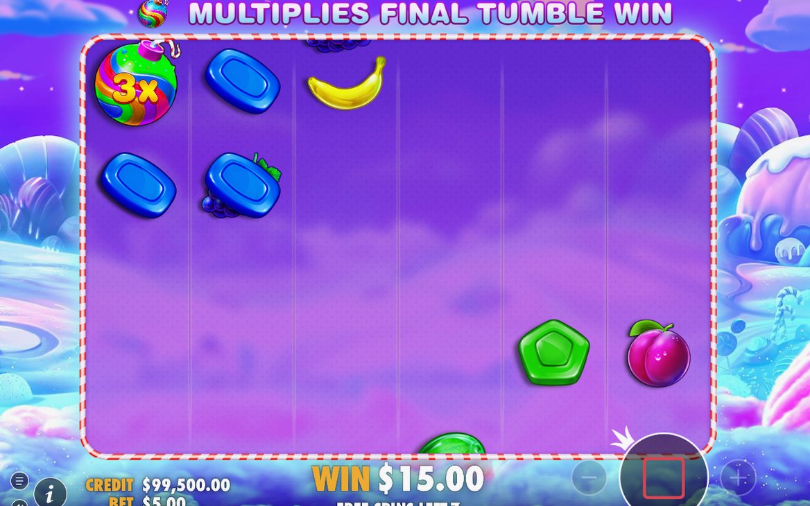 Scatter-symboler i rutnätet under free spins