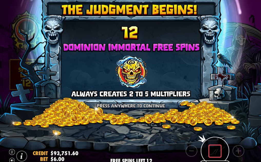 Free Spins: DOOM-symbol och multiplikatorer på rutnätet